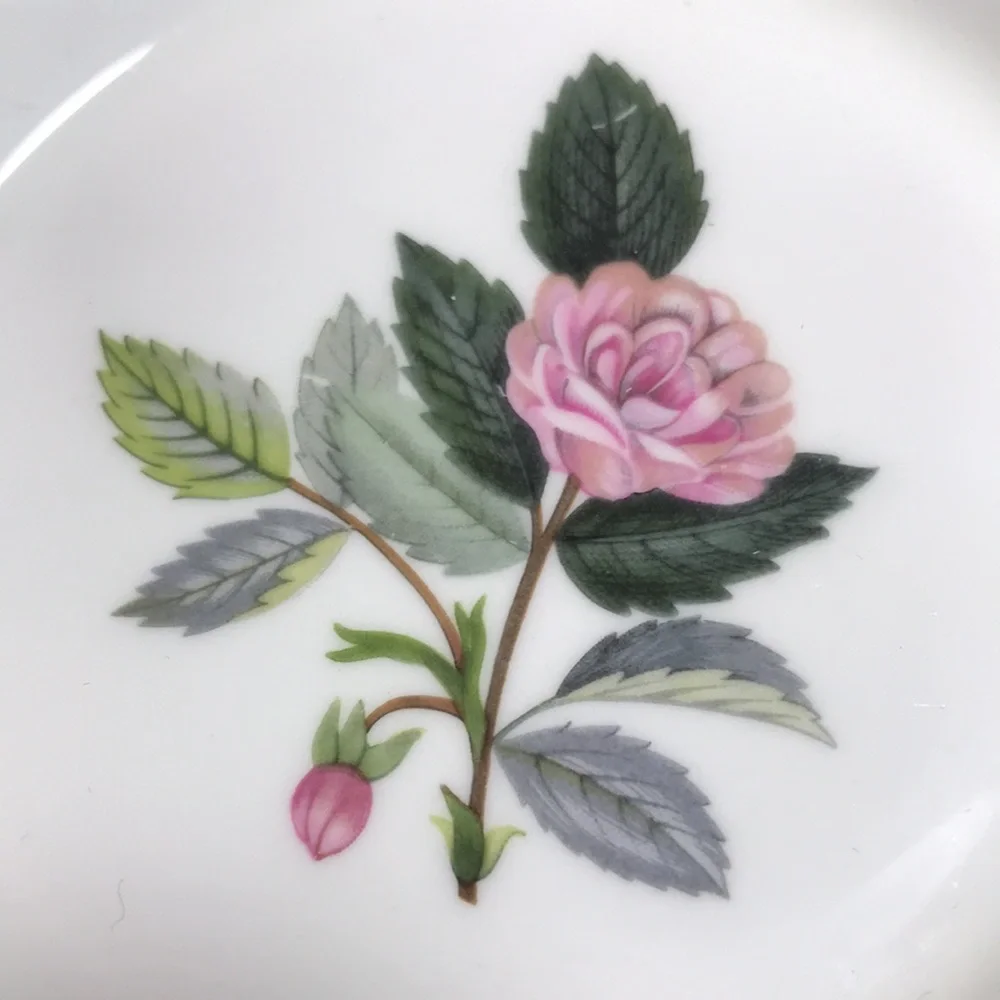 Wedgwood Hathaway Rose Dish, Limoges Tray and Toscany Collection Trinket Holder